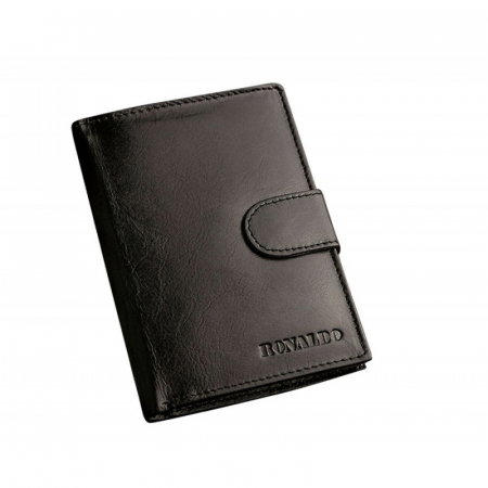 Portofel barbati, PORMG036, piele naturala, Negru, cu RFID [0]