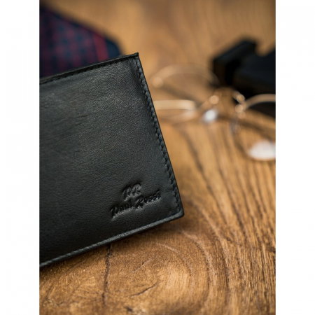 Portofel barbati, PORMG022, piele naturala, Negru, cu RFID [24]