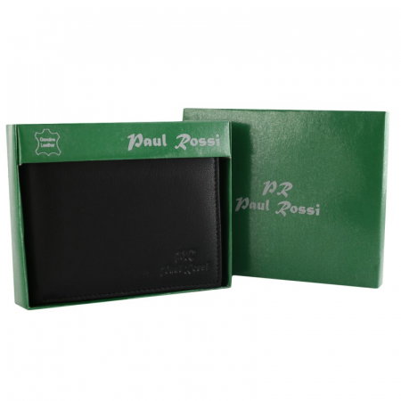 Portofel barbati, PORMG022, piele naturala, Negru, cu RFID [15]