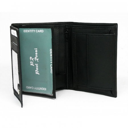 Portofel barbati, PORMG061, piele naturala, Negru, cu RFID [7]
