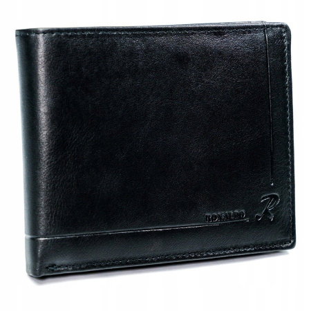 Portofel barbati, PORMG035, piele naturala, Negru, cu RFID [8]