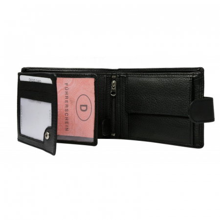 Portofel barbati, PORMG037, piele naturala, Negru, cu RFID [1]
