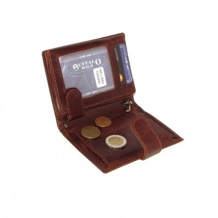 Portofel barbati, PORMG041, piele naturala, maron coniac, cu RFID [3]