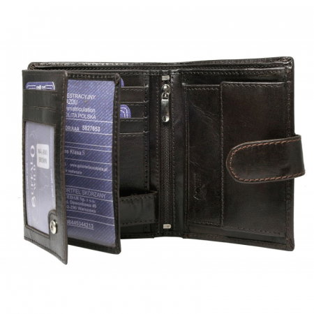 Portofel barbati, PORMG040, piele naturala, maron, cu RFID [1]