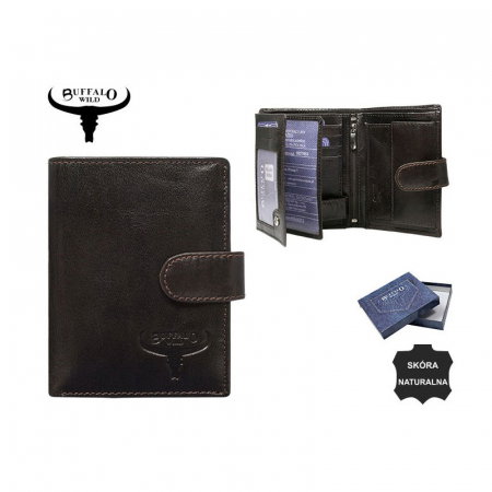 Portofel barbati, PORMG040, piele naturala, maron, cu RFID [8]