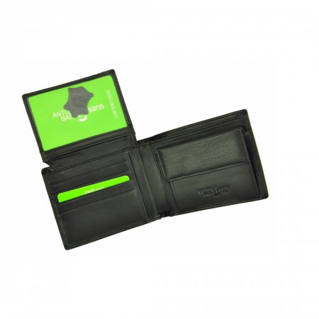 Portofel barbati PORMGP8 Negru, Piele naturala [7]