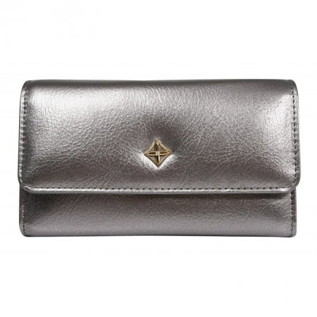 Portofel dama din piele ecologica Milano Design PORT537 Argintiu [0]