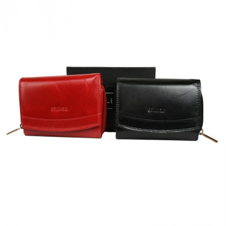 Portofel dama din piele naturala Bellugio PORT555 Negru [3]