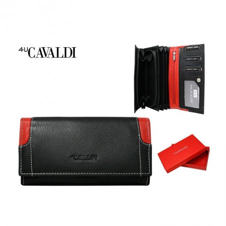 Portofel dama din piele naturala in 2 culori Cavaldi PORT627 [2]