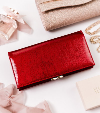 Portofel dama din piele naturala PORTG504, Rosu, Lorenti, RFID [1]