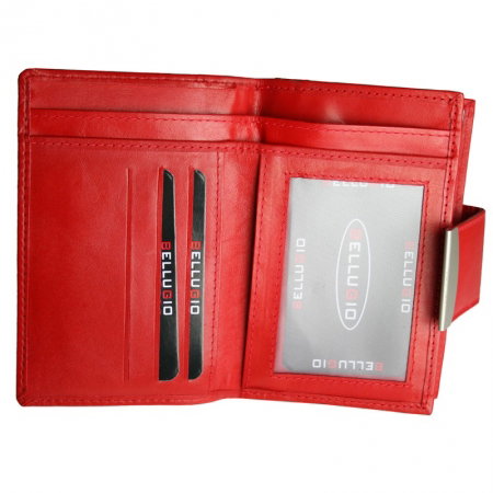 Portofel dama piele naturala Bellugio PORT201 Rosu [2]