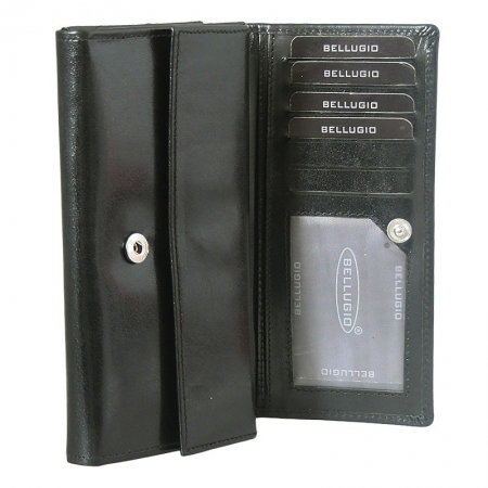 Portofel dama piele naturala Bellugio PORT215 Negru [0]