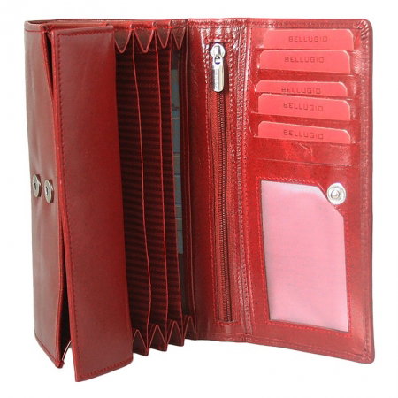 Portofel dama piele naturala Bellugio PORT215 Negru [3]