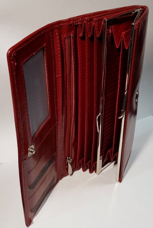 Portofel dama piele naturala Bellugio PORT222 Rosu [2]