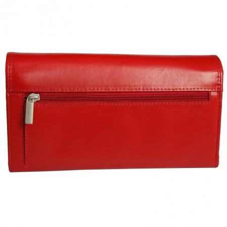 Portofel dama piele naturala Bellugio PORT500 Rosu si Negru [3]