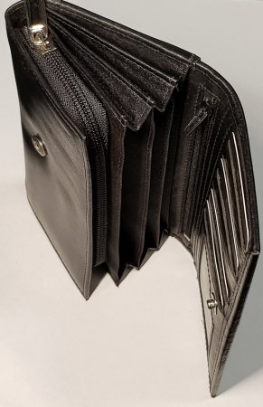 Portofel dama piele naturala Ellini PORT202 Negru [1]