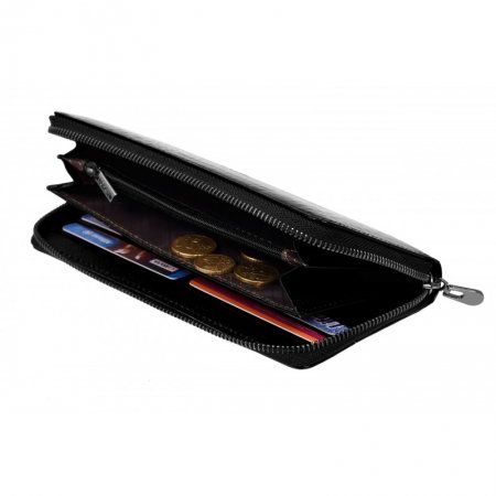 Portofel dama piele naturala Lorenti PORT328 Negru [2]