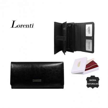 Portofel dama piele naturala Lorenti PORT411 Negru [2]