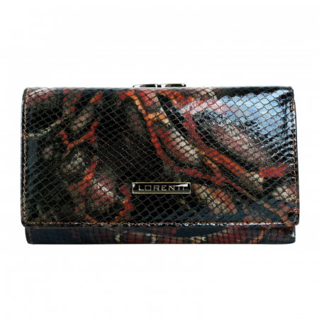 Portofel dama piele naturala Lorenti PORTG410 Rosu Piton, cu RFID [0]
