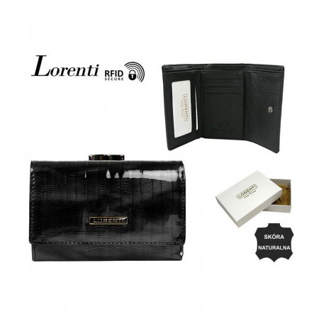 Portofel dama piele naturala Lorenti PORTG412 Negru, cu RFID [6]