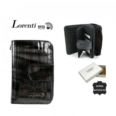 Portofel dama piele naturala Lorenti PORTG414 Negru, cu RFID [2]
