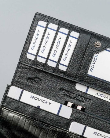 Portofel dama piele naturala Lorenti PORTG424 Gri, cu RFID [13]
