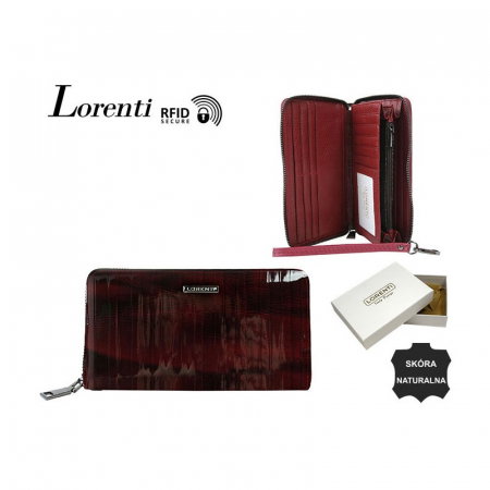 Portofel dama piele naturala Lorenti PORTG425 Rosu, cu RFID [11]