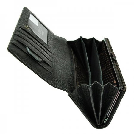 Portofel dama piele naturala negru Loren [5]