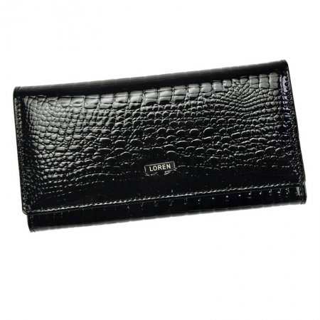 Portofel dama piele naturala negru Loren [0]
