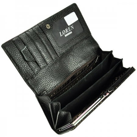 Portofel dama piele naturala negru Loren [3]