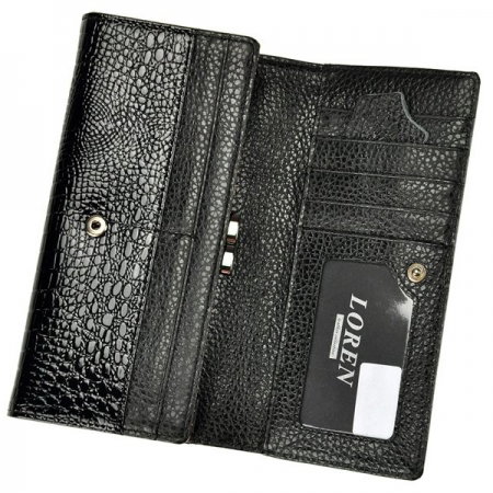 Portofel dama piele naturala negru Loren [4]