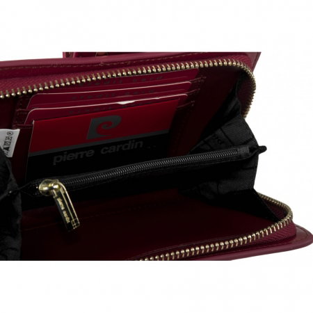 Portofel dama PORTGP7 Bordo, Piele naturala [3]