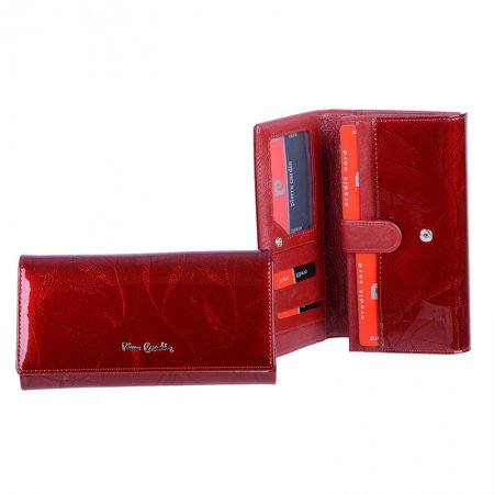 Portofel de lux dama din piele naturala cu frunze Pierre Cardin PORT507 [2]