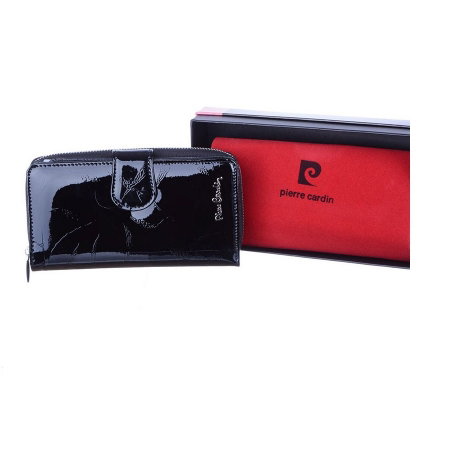 Portofel de lux pentru dama din piele naturala, cu frunze - PORTG003 [3]