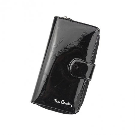 Portofel de lux pentru dama din piele naturala, cu frunze - PORTG003 [4]