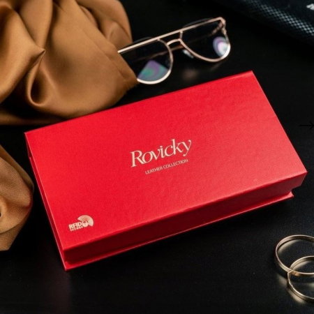 Portofel de lux pentru dama din piele naturala lacuita PORTG004, Negru [8]