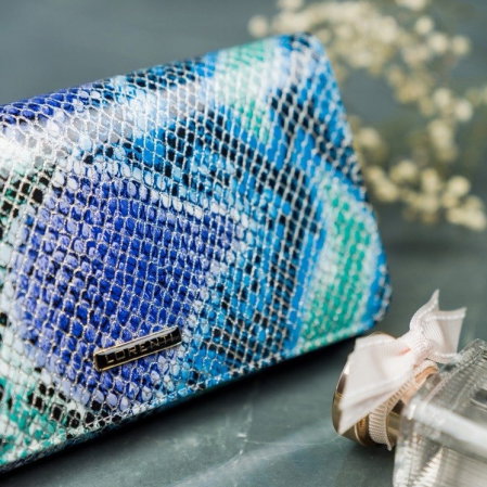 Portofel de lux pentru dama din piele naturala PORTG005 model sarpe [5]