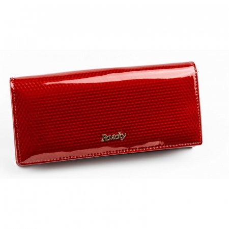 Portofel de lux pentru dama din piele naturala PORTG012, Rosu [0]