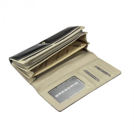 Portofel de lux pt. dama din piele naturala Gregorio PORT512 Rosu [4]