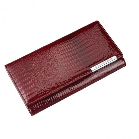 Portofel de lux pt. dama din piele naturala Gregorio PORT522 Rosu [0]