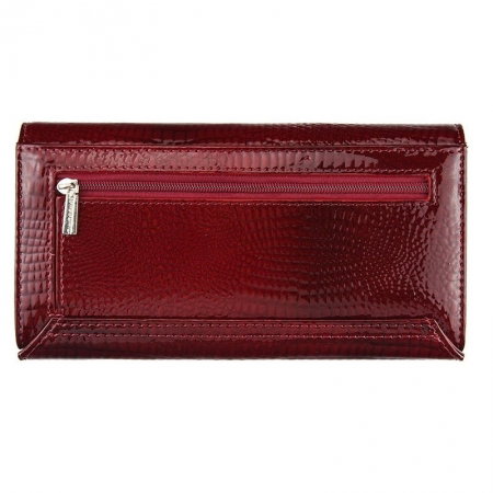 Portofel de lux pt. dama din piele naturala Gregorio PORT522 Rosu [1]