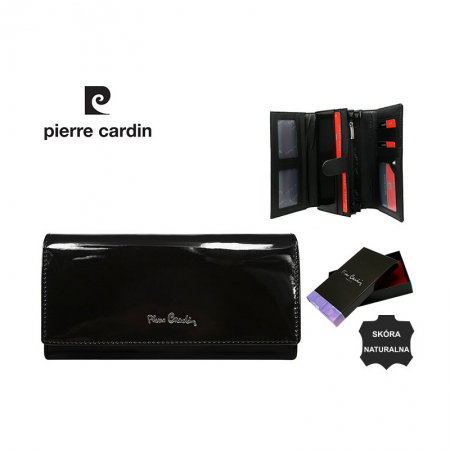 Portofel de lux pt. dama din piele naturala Pierre Cardin PORT420 Negru [2]