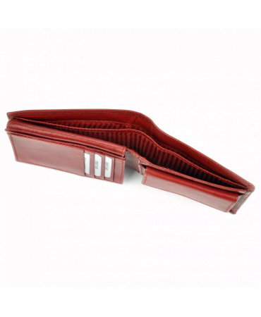 Portofel de Lux Rosu piele naturala Rovicky PORTG036 UNISEX [3]