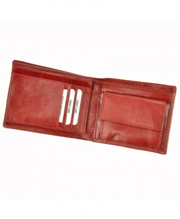 Portofel de Lux Rosu piele naturala Rovicky PORTG036 UNISEX [7]