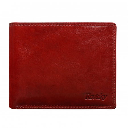 Portofel de Lux Rosu piele naturala Rovicky PORTG036 UNISEX [0]