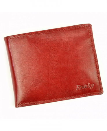 Portofel de Lux Rosu piele naturala Rovicky PORTG036 UNISEX [9]