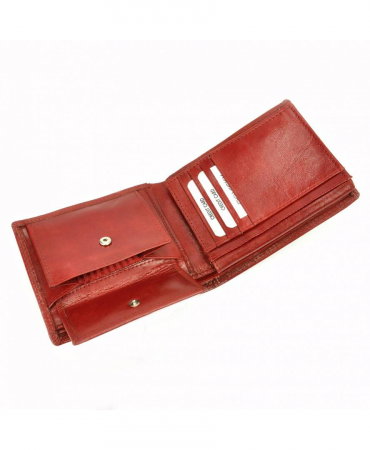 Portofel de Lux Rosu piele naturala Rovicky PORTG036 UNISEX [4]