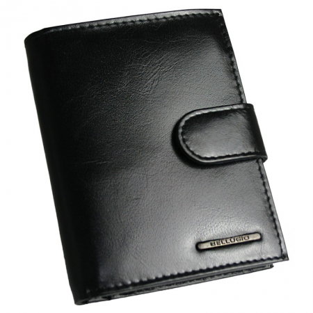 Portofel din piele naturala pentru barbati Bellugio PORM551 Negru [0]