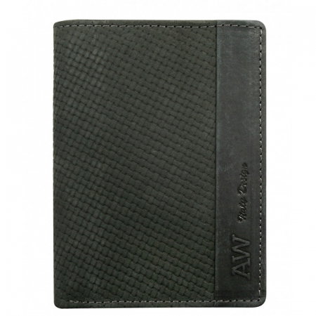 Portofel din piele naturala pentru barbati PORMG055, negru [0]