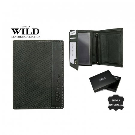 Portofel din piele naturala pentru barbati PORMG055, negru [2]